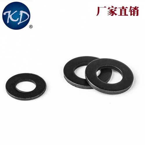12.9级黑色高强度平垫片弹垫圈M3M4M5M6M8M10M12M14M16M20M22M24 - 图3