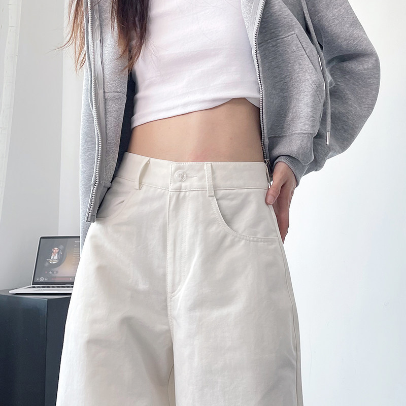 微喇休闲裤女2025春季新款大码胖mm宽松西装裤梨形身材显瘦阔腿裤,淘宝优惠券,粉丝福利购,淘宝优惠卷