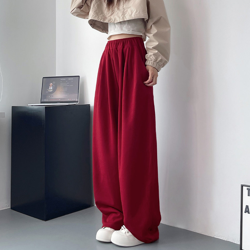 梨型身材显瘦遮肉运动阔腿裤女2025秋季新款慵懒风微胖拖地山本裤,淘宝优惠券,粉丝福利购,淘宝优惠卷