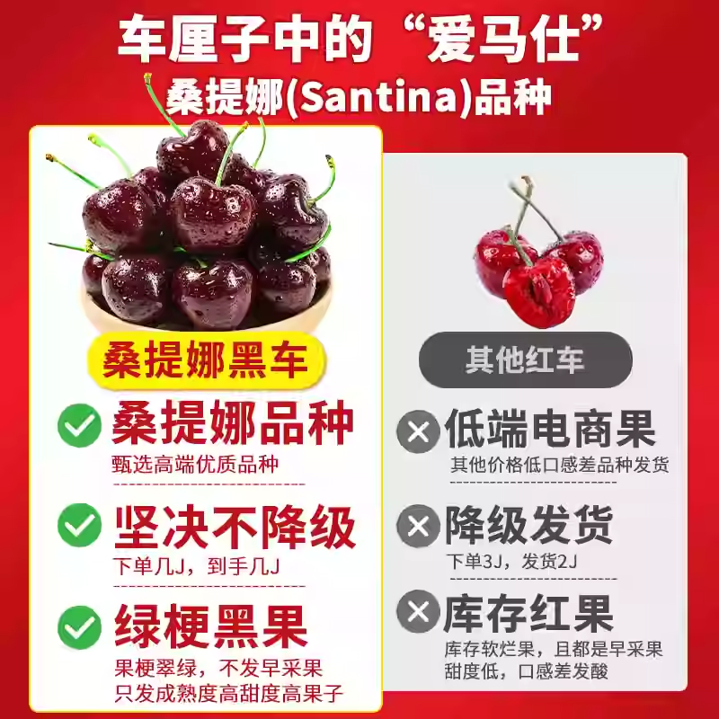 顺丰礼盒5J智利桑提娜车厘子樱桃新鲜水果包邮进口大当季整箱高级,淘宝优惠券,粉丝福利购,淘宝优惠卷