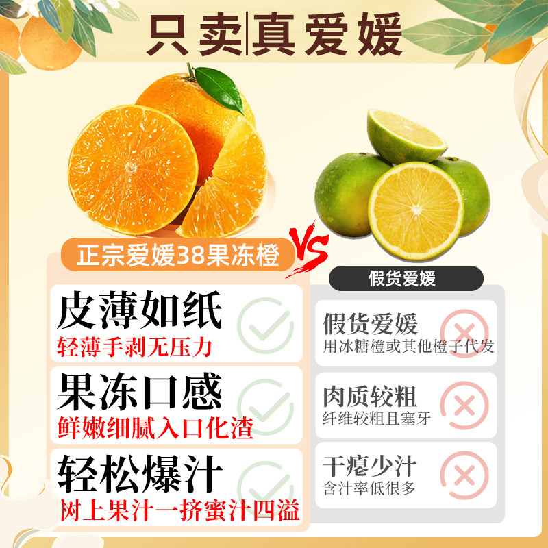 顺丰四川爱媛38号果冻橙10斤新鲜水果橙子礼盒当季整箱大果包邮甜,淘宝优惠券,粉丝福利购,淘宝优惠卷