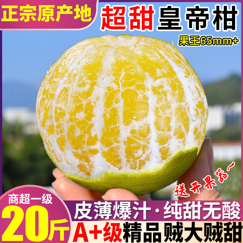 现货特大果20斤广西皇帝柑新鲜橘子水果当季沃柑整箱包邮茂谷柑橘