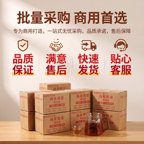 红茶5斤500包饭店用茶叶餐饮酒店商用茶包一次性袋泡茶袋装大排档 - 图0