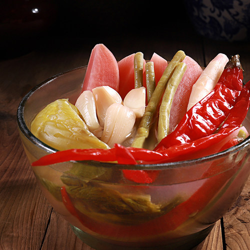 老坛子老母水四川泡菜什锦母水泡酸萝卜泡仔姜泡辣椒泡青菜酸菜 - 图1