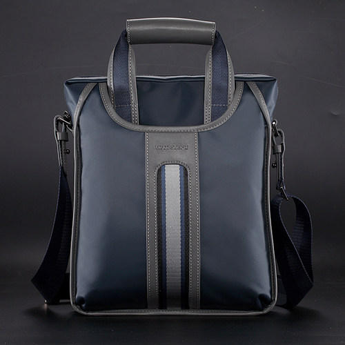 单肩包牛津布商务公文包潮男士包包 bochroun堡驰龙箱包男士包袋