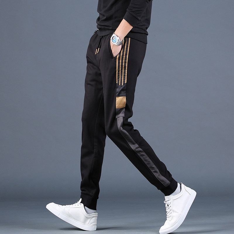 加厚男潮流修身百搭工装裤子休闲裤 mensniuzai休闲裤