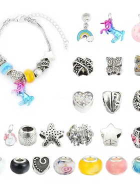 新款圣诞节降临24日历倒数礼盒手链圣诞节diy串珠手链套装