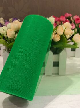 15cm*10码美国网纱卷生日装饰薄纱 圣诞万圣节舞台布置tulle roll