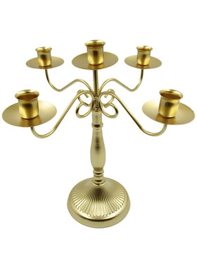 古典欧式盒装Candlelight家用复古浪漫多头礼品烛台摆件