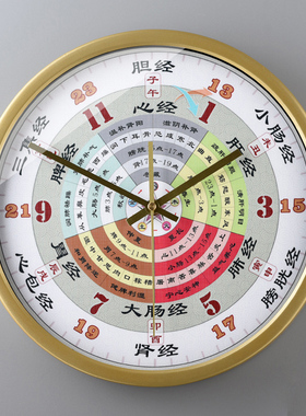 汉仪墨迹简约挂墙石英钟挂表