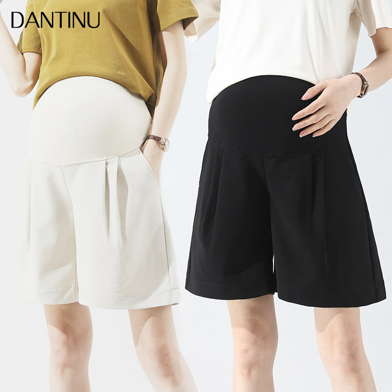 孕妇夏季潮妈宽松外穿托腹阔腿裤 丹媞奴孕妇打底裤