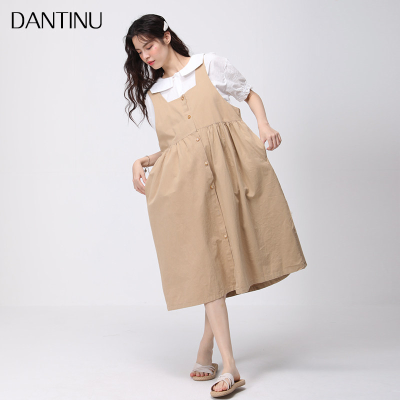 孕妇背带裙春夏韩版2022夏装裙子 丹媞奴连衣裙