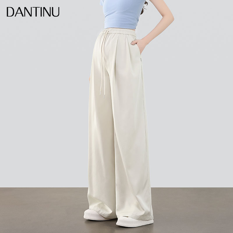 孕妇裤秋季外穿无托腹抽绳高个子直筒垂感休闲大码宽松阔腿裤春秋,淘宝优惠券,粉丝福利购,淘宝优惠卷