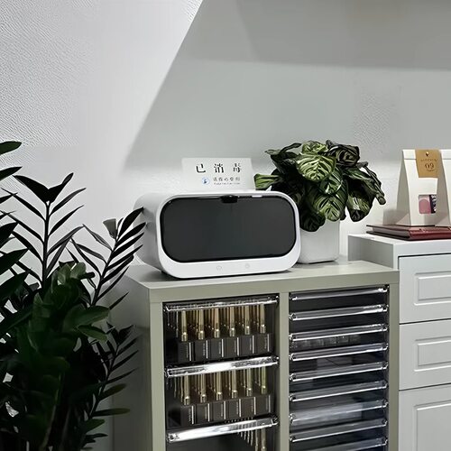 oakmoss美甲工具死皮剪快速消毒双重紫外线臭氧便携台式消毒柜 - 图0