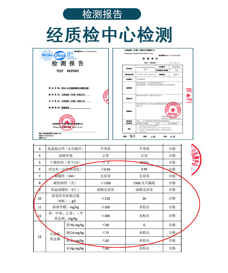 立邦乳胶漆净味120防潮易擦洗内墙墙面漆防水防霉室内自刷涂料