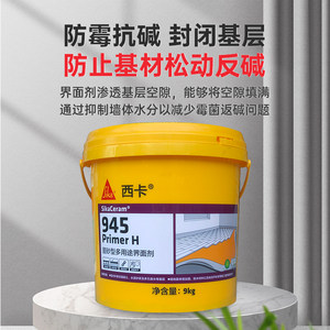 西卡界面剂固砂型多用途界面剂9kg渗透型封闭剂防尘固沙加固剂