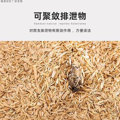 Reptizoo瑞皮蛇垫材宠物蛇用白杨木屑球蟒造景爬宠饲养箱爬虫用品 - 图2