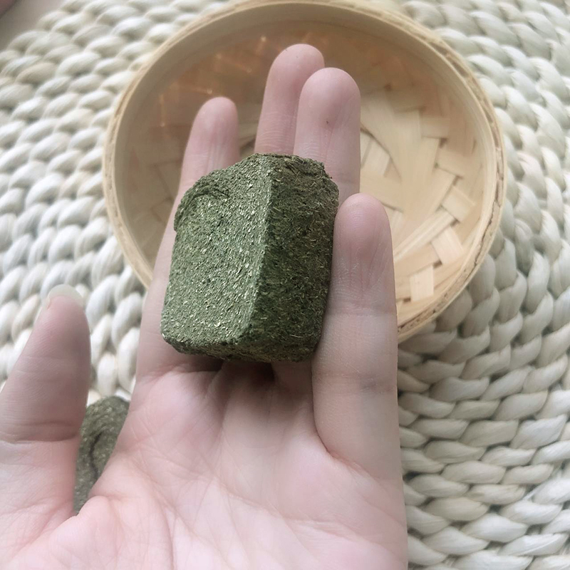 提摩西苜蓿黑麦燕麦草砖提木西啃咬兔龙猫豚鼠荷兰荷磨牙零食U44 - 图0