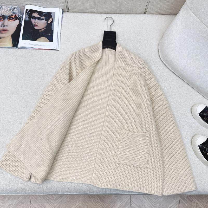 慵懒风宽松长袖简约V领粗针长款外套,淘宝优惠券,粉丝福利购,淘宝优惠卷