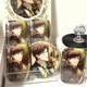 Millet storage bar display stand postcards and small cards badges collection acrylic brick flowing hemp finishing box