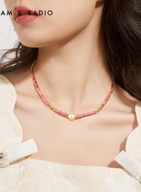 Dream＆Radio夏日多彩串珠项链女甜美