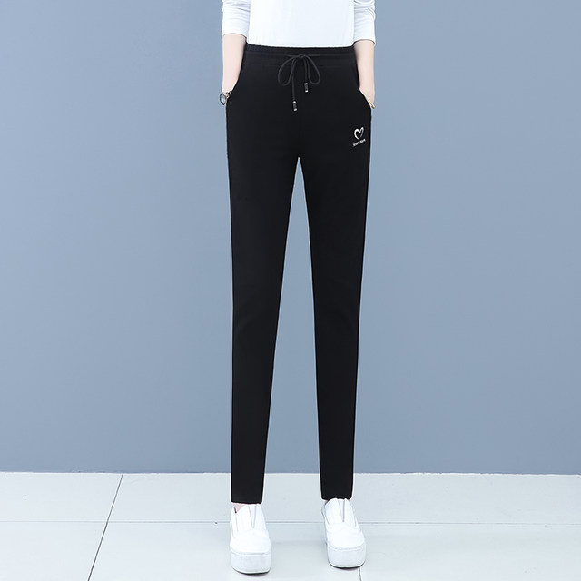 Leggings ແອວສູງ sweatpants trousers stretch pants harem