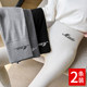 Leggings ກະທູ້ແນວຕັ້ງສີເທົາບາງໆພາກຮຽນ spring ແລະ summer ຂອງແມ່ຍິງ