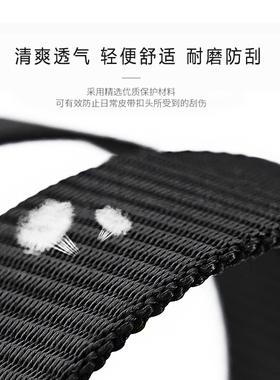 帆布皮带男士自动扣内扣腰带合金