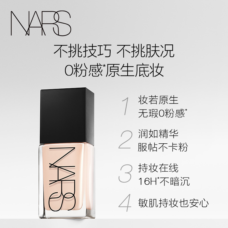 【尝鲜盒】NARS超方瓶粉底体验装尝鲜盒享30元回购券-图1