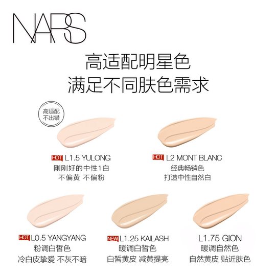 NARS Super Square Bottle Liquid Foundation is lightweight, moisturizing, long-lasting and does not stick to powder for combination dry skin