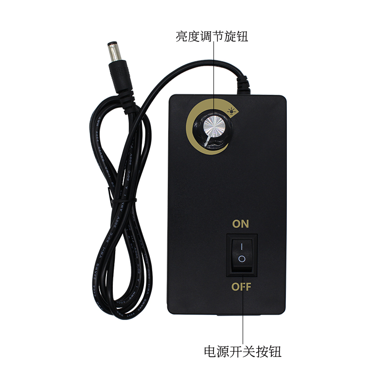 显微镜电源调光适配器电源盒12V工业相机视觉光源控制器90V240V - 图0