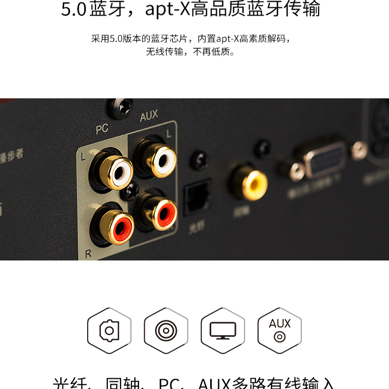 漫步者S201多媒体音箱家用电脑音响桌面有源低音炮2.1高品质木质 - 图0