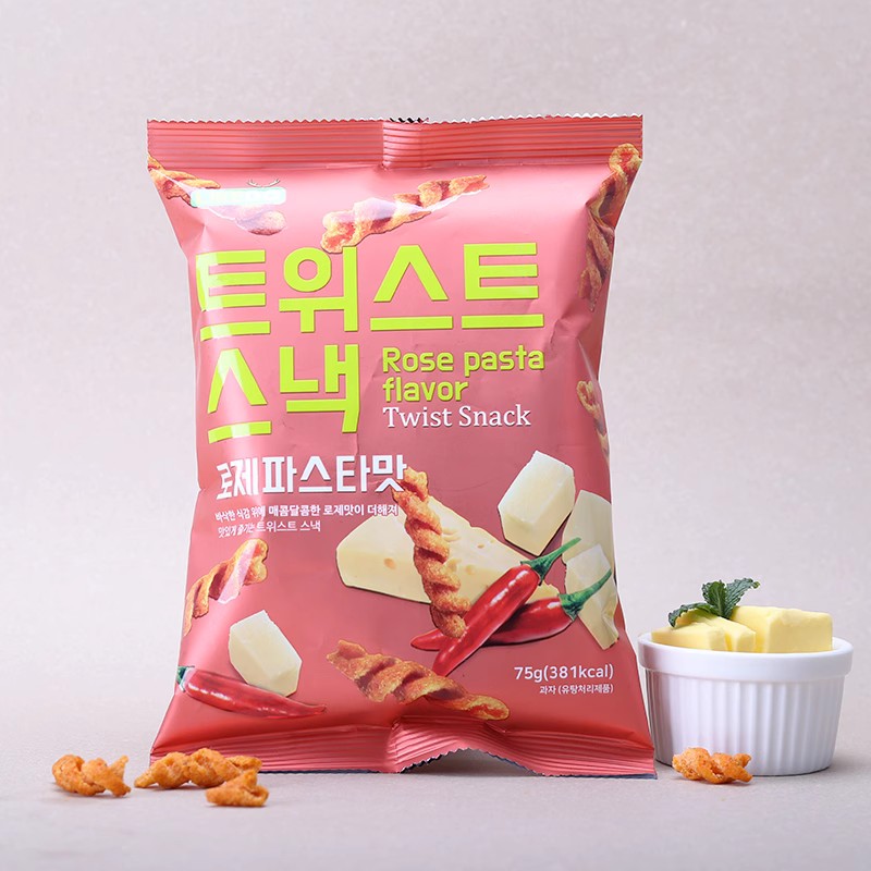 韩国进口涞可海苔香辣芝士味脆脆条膨化零食办公室网红休闲食品