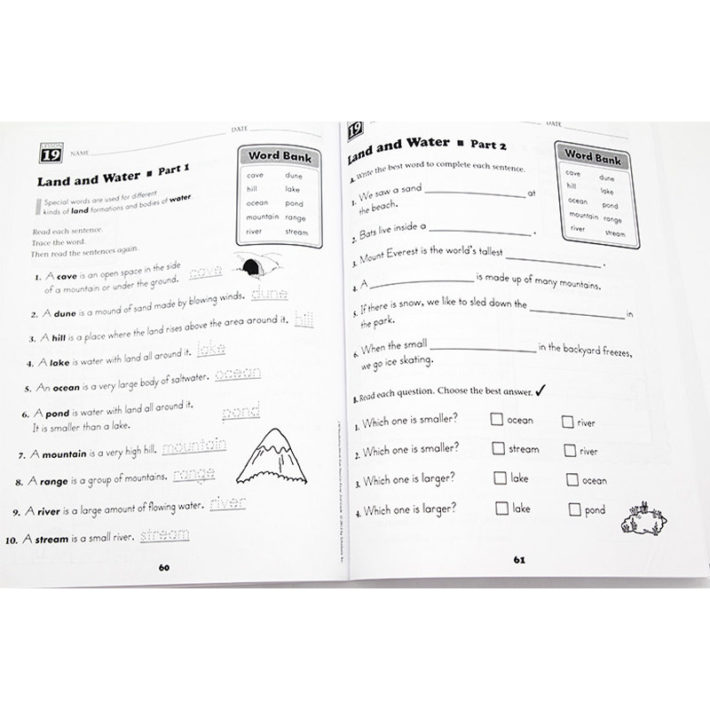 240 Vocabulary Words Kids Need to Know 1-6年级孩子需要知道的240个单词词汇 英文原版 Scholastic学乐练习册 小学教辅 含答案