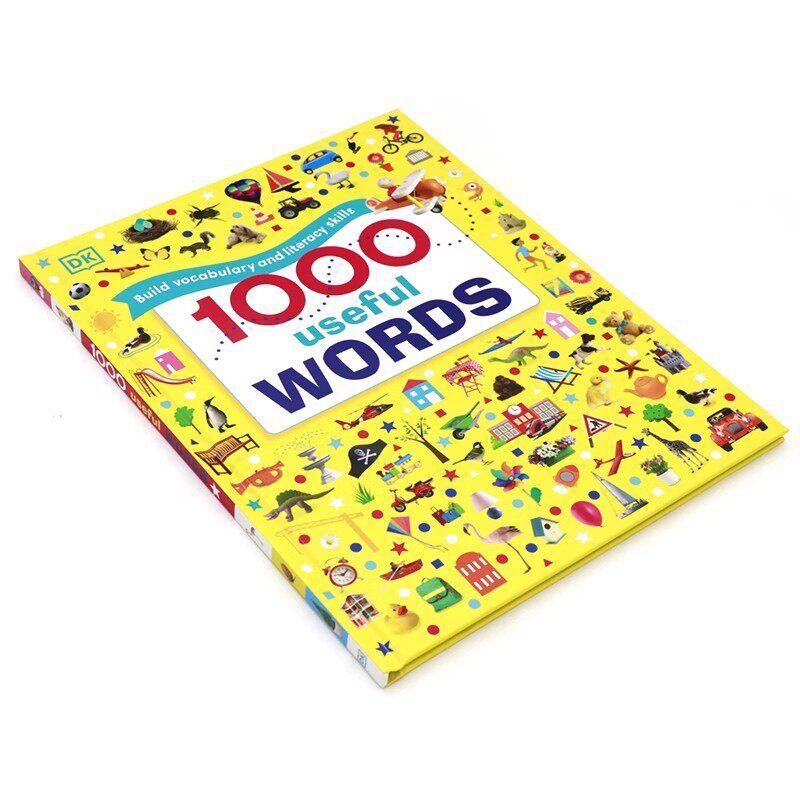 DK 1000词进口英文原版正版常用英语1000词 1000 Useful Words 儿童英语启蒙插图图解字典词典 单词词汇量积累读写能力提升 精装