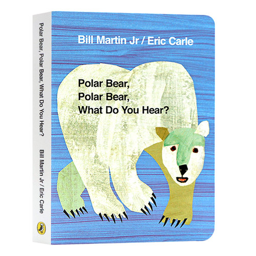 英文原版绘本 Eric Carle 北极熊你听到了什么 Polar Bear Polar Bear What Do You Hear 撕不烂纸板书 廖彩杏书单 艾瑞卡尔爷爷 - 图3