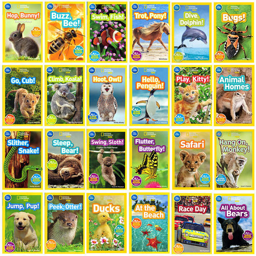 100元5件 美国国家地理儿童 National Geographic Kids Readers Pre/Level 1/2/3 英文原版进口图书科普百科认知读物英语分级阅读 - 图0
