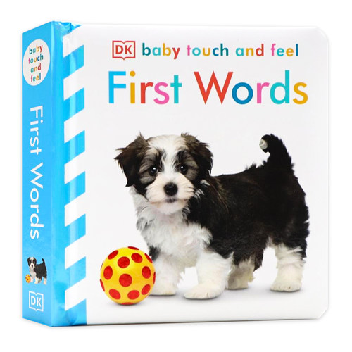 DK触摸书 Baby Touch and Feel First Words 英文原版绘本 学习单词 撕不烂纸板书 儿童英语启蒙认知绘本 亲子共读早教益智 - 图3