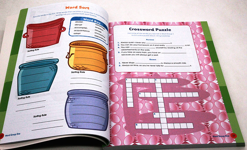 4-6年级词汇全套 英文原版100 Words Kids Need To Read By 4th Grade Workbook学乐小学生英语词汇课外作业练习册彩版Scholastic