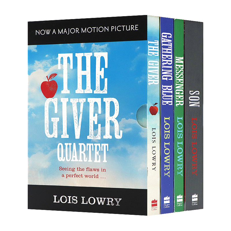记忆传授人四部曲盒装 英文原版小说 The Giver Quartet  纽伯瑞金奖 儿童故事文学小说 Lois Lowry 青少年课外阅读书籍 - 图3