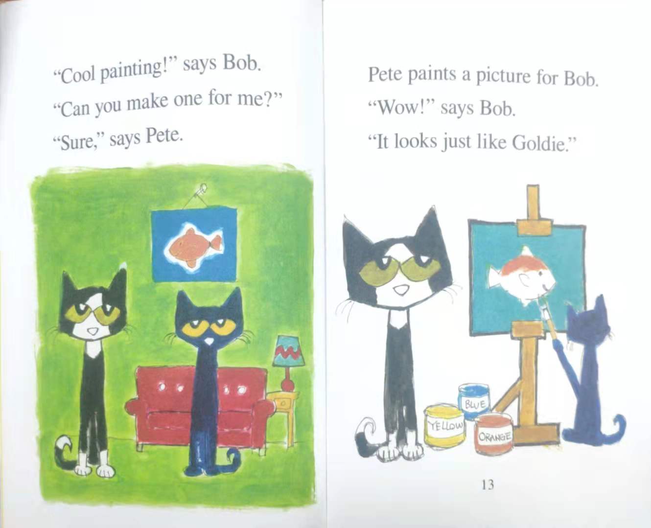 138元12件 I Can Read系列分级读物 英文原版绘本Huff and Puff汪培珽书单启蒙认知 Pete the Cat皮特猫Syd Hoff icanread - 图3