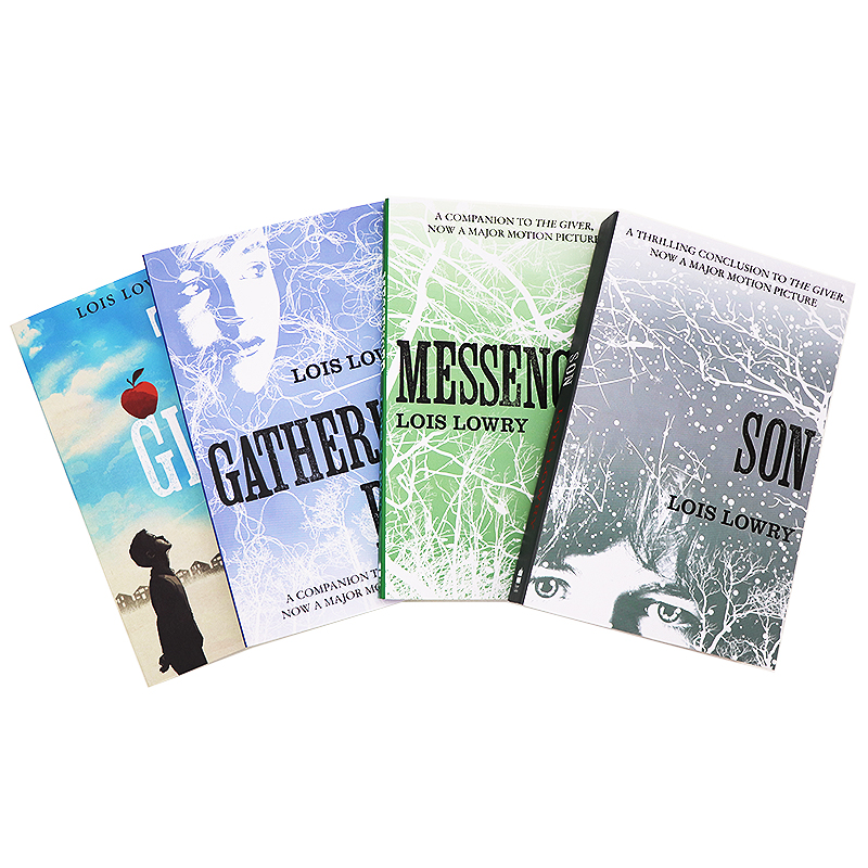 记忆传授人四部曲盒装 英文原版小说 The Giver Quartet  纽伯瑞金奖 儿童故事文学小说 Lois Lowry 青少年课外阅读书籍 - 图1