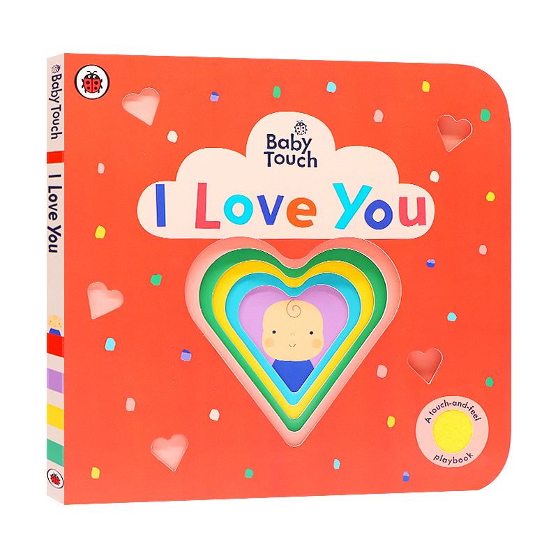 小瓢虫宝宝触摸书 Baby Touch I Love You 英文原版绘本 我爱你 ladybird出版纸板书 儿童启蒙感受探索鼓励婴儿成长和发育系列1-3