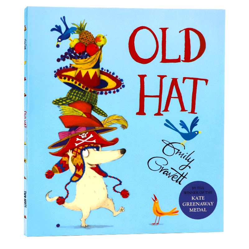 进口英文原版绘本 Old Hat 旧帽子 获奖名家Emily Gravett埃米莉格雷维特 儿童英语启蒙认知图画故事书平装大开 亲子共读精品绘本
