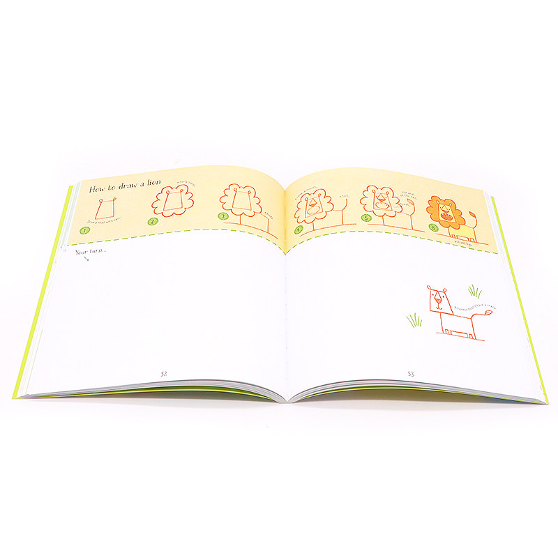 Usborne 一步一步画 Step-by-Step Drawing book 分步绘图册简笔画 英文原版尤斯伯恩出版 幼儿绘画艺术启蒙 亲子共读早教书
