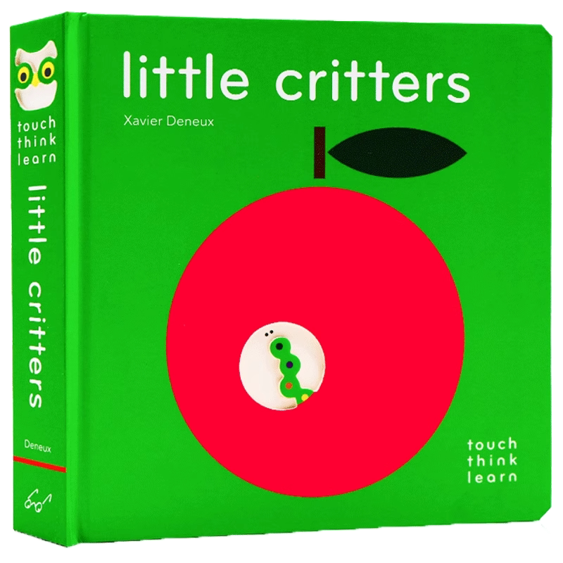 小手摸摸全知道系列3册Touch Think Learn 房屋Homes小动物Little Critters动物宝宝Baby Animals 英文原版绘本 Xavier Deneux