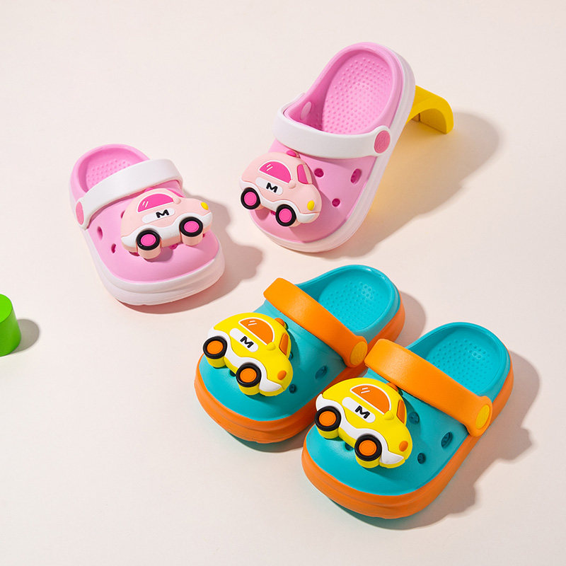 儿童拖鞋男童夏季eva防滑洗澡家居宝宝女孩洞洞鞋2026新款小汽车,淘宝优惠券,粉丝福利购,淘宝优惠卷