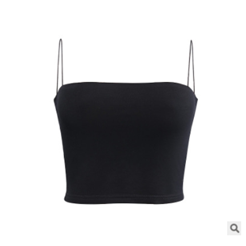 2023 combed cotton sling tube top spot精梳棉吊带抹胸女装 - 图1