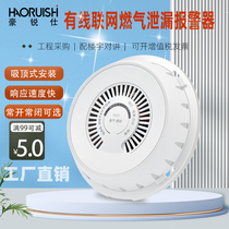 The Howarys 12V wired gas alarm combustible gas detectors Home Kitchen Gas Leak Probe