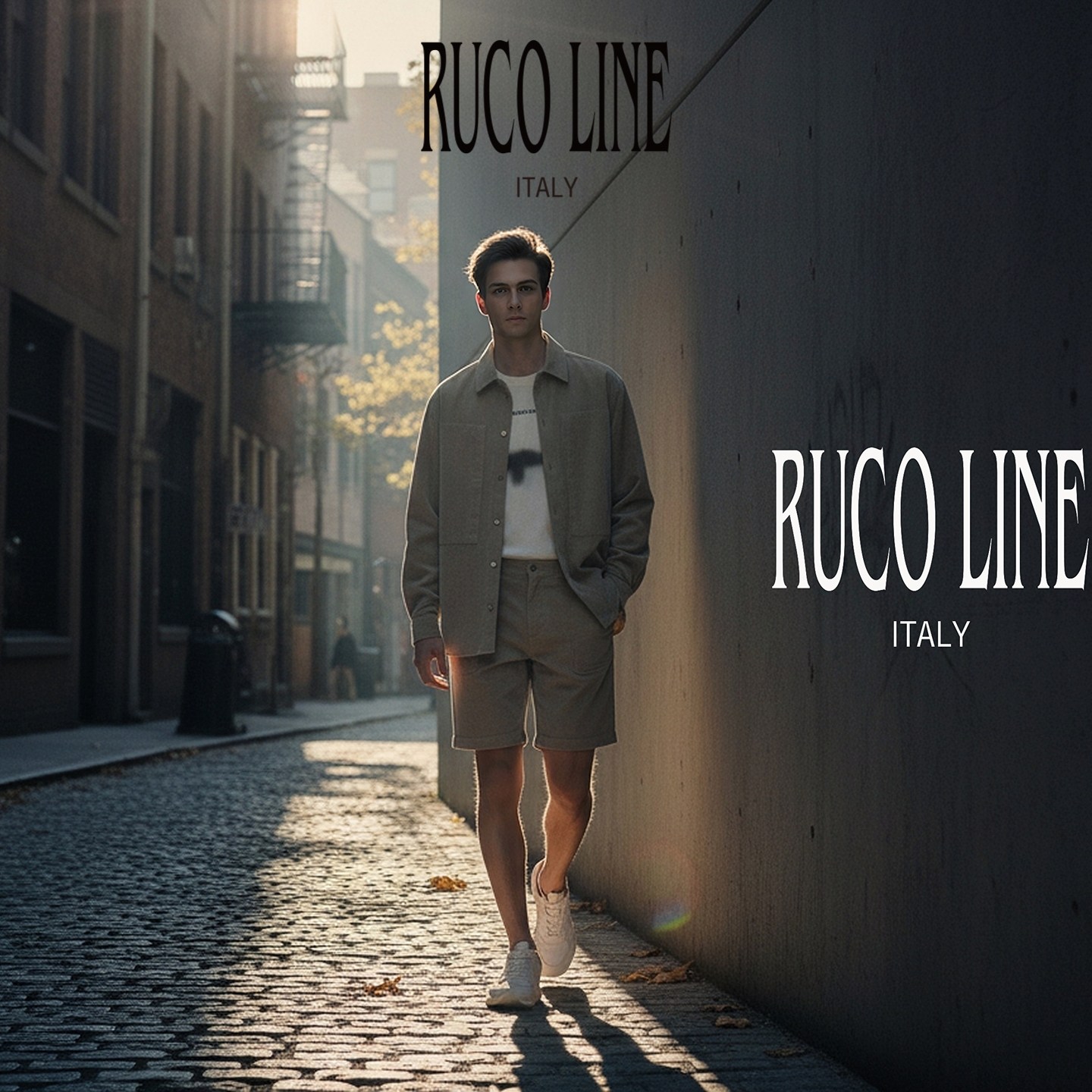 【新品】Ruco Line如卡莱 25秋冬男士短裤休闲条纹大口袋工装风,淘宝优惠券,粉丝福利购,淘宝优惠卷